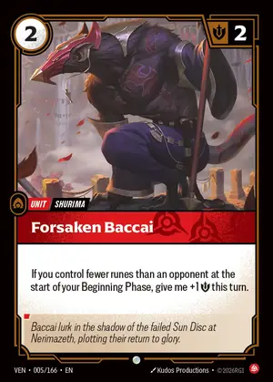 Forsaken Baccai [VEN-005] — ปกติ