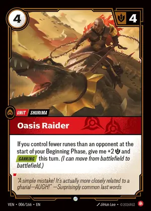 Oasis Raider [VEN-006] — ปกติ