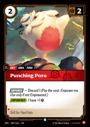 Punching Poro [VEN-007] — ฟอยล์