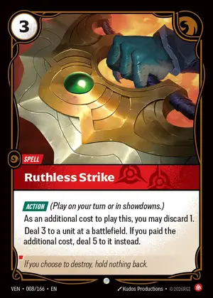 Ruthless Strike [VEN-008] — ปกติ