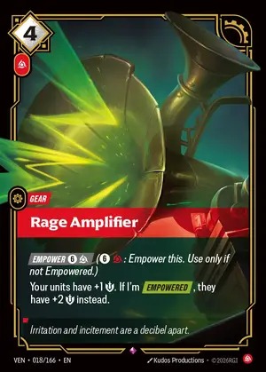 Rage Amplifier [VEN-018] — ฟอยล์