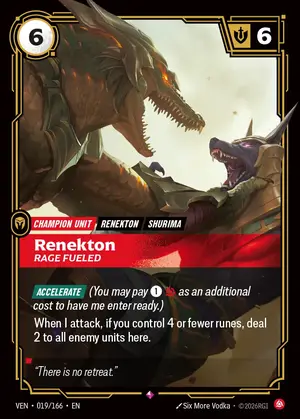 Renekton - Rage Fueled [VEN-019] — ฟอยล์
