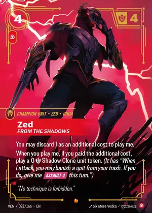 Zed - From the Shadows [VEN-023] — ฟอยล์