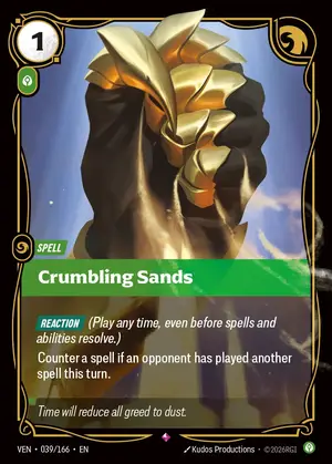 Crumbling Sands [VEN-039] — ฟอยล์