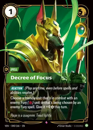 Decree of Focus [VEN-040] — ฟอยล์
