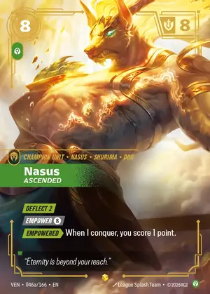 Nasus - Ascended VEN-046A ฟอยล์ — การ์ด Riftbound