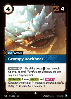 Grumpy Rockbear [VEN-050] — ฟอยล์