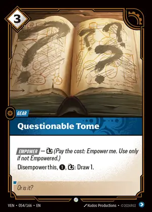 Questionable Tome [VEN-054] — ปกติ