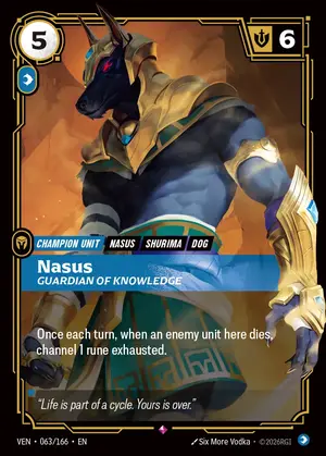 Nasus - Guardian of Knowledge [VEN-063] — ฟอยล์