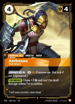 Ambessa - The Wolf [VEN-084] — ฟอยล์