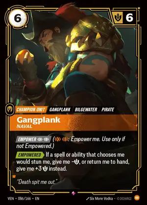 Gangplank - Naval [VEN-086] — ฟอยล์