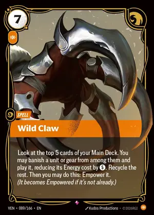 Wild Claw [VEN-089] — ฟอยล์