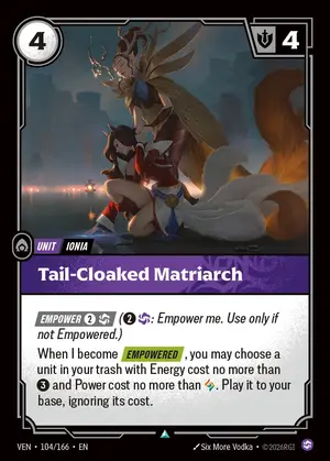Tail-Cloaked Matriarch [VEN-104] — ปกติ