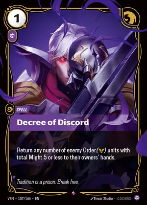 Decree of Discord [VEN-107] — ฟอยล์