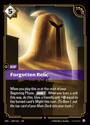 Forgotten Relic [VEN-108] — ฟอยล์