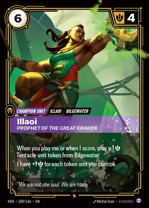 Illaoi - Prophet of the Great Kraken [VEN-109] — ฟอยล์