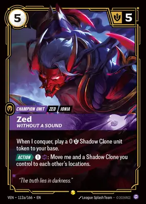 Zed - Without a Sound [VEN-112A] — ฟอยล์