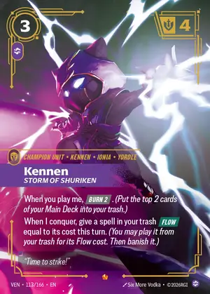 Kennen - Storm of Shuriken [VEN-113] — ฟอยล์