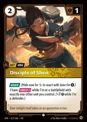 Disciple of Shen [VEN-117] — ฟอยล์