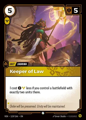 Keeper of Law [VEN-119] — ปกติ