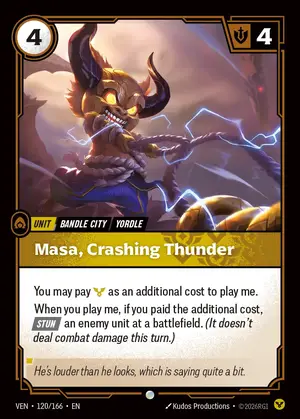 Masa - Crashing Thunder [VEN-120] — ปกติ