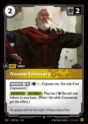 Noxian Emissary [VEN-128] — ปกติ