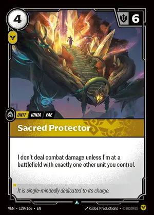Sacred Protector [VEN-129] — ปกติ