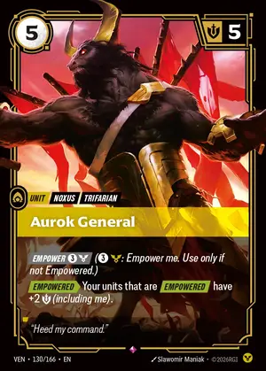 Aurok General [VEN-130] — ฟอยล์