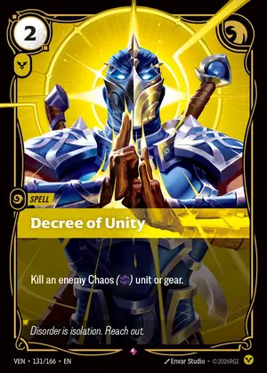 Decree of Unity [VEN-131] — ฟอยล์