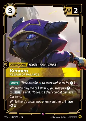 Kennen - Keeper of Balance [VEN-135] — ฟอยล์