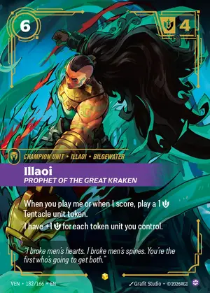 Illaoi - Prophet of the Great Kraken [VEN-182] — ฟอยล์