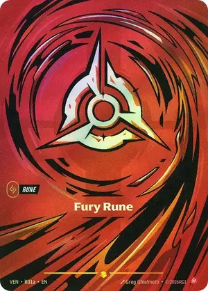 Fury Rune [VEN-R01a] — ฟอยล์