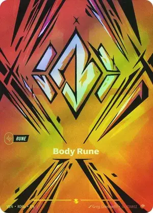Body Rune VEN-R04a ฟอยล์ — รูน Riftbound