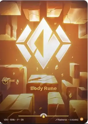 Body Rune (Vendetta Nexus Night Promo) [VEN-R04B-P] — ปกติ