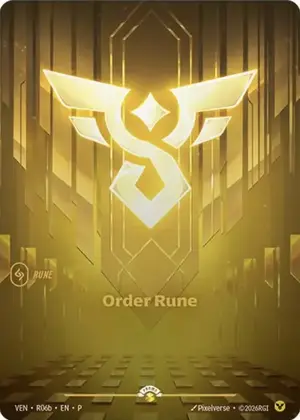 Order Rune (Vendetta Nexus Night Promo) [VEN-R06b-P] — ฟอยล์