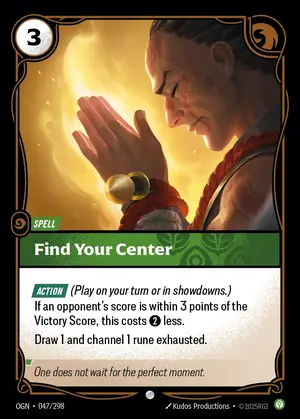 Find Your Center [OGN-047] — ปกติ