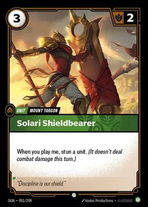 Solari Shieldbearer [OGN-051] — ฟอยล์