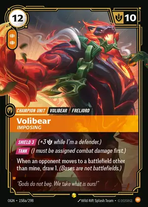 Volibear - Imposing [OGN-158a] — ฟอยล์