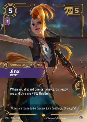 Jinx - Rebel [OGN-202a] — ฟอยล์