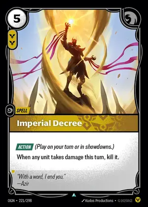 Imperial Decree [OGN-221] — ปกติ
