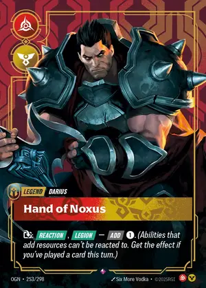 Darius - Hand of Noxus [OGN-253] — ฟอยล์