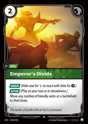 Emperor's Divide [SFD-043] — ปกติ