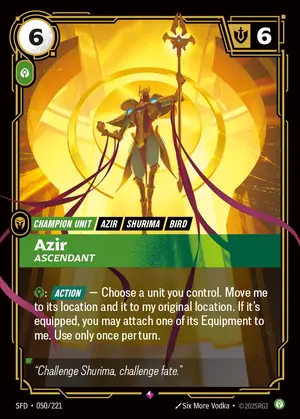 Azir - Ascendant [SFD-050] — ฟอยล์