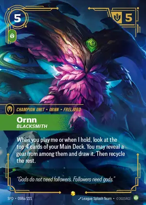 Ornn - Blacksmith [SFD-058A] — ฟอยล์