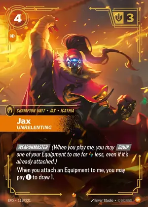 Jax - Unrelenting [SFD-119] — ฟอยล์