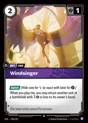 Windsinger [SFD-138] — ปกติ