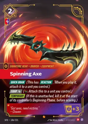 Spinning Axe [SFD-186] — ฟอยล์