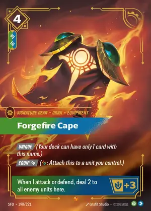 Forgefire Cape [SFD-190] — ฟอยล์