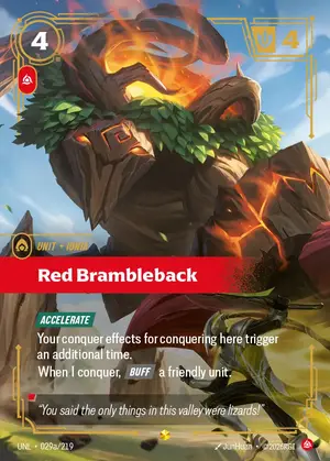 Red Brambleback [UNL-029A] — ฟอยล์