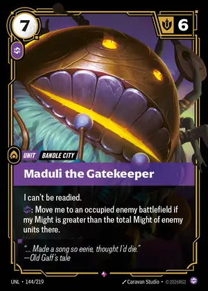 Maduli the Gatekeeper [UNL-144] — ฟอยล์